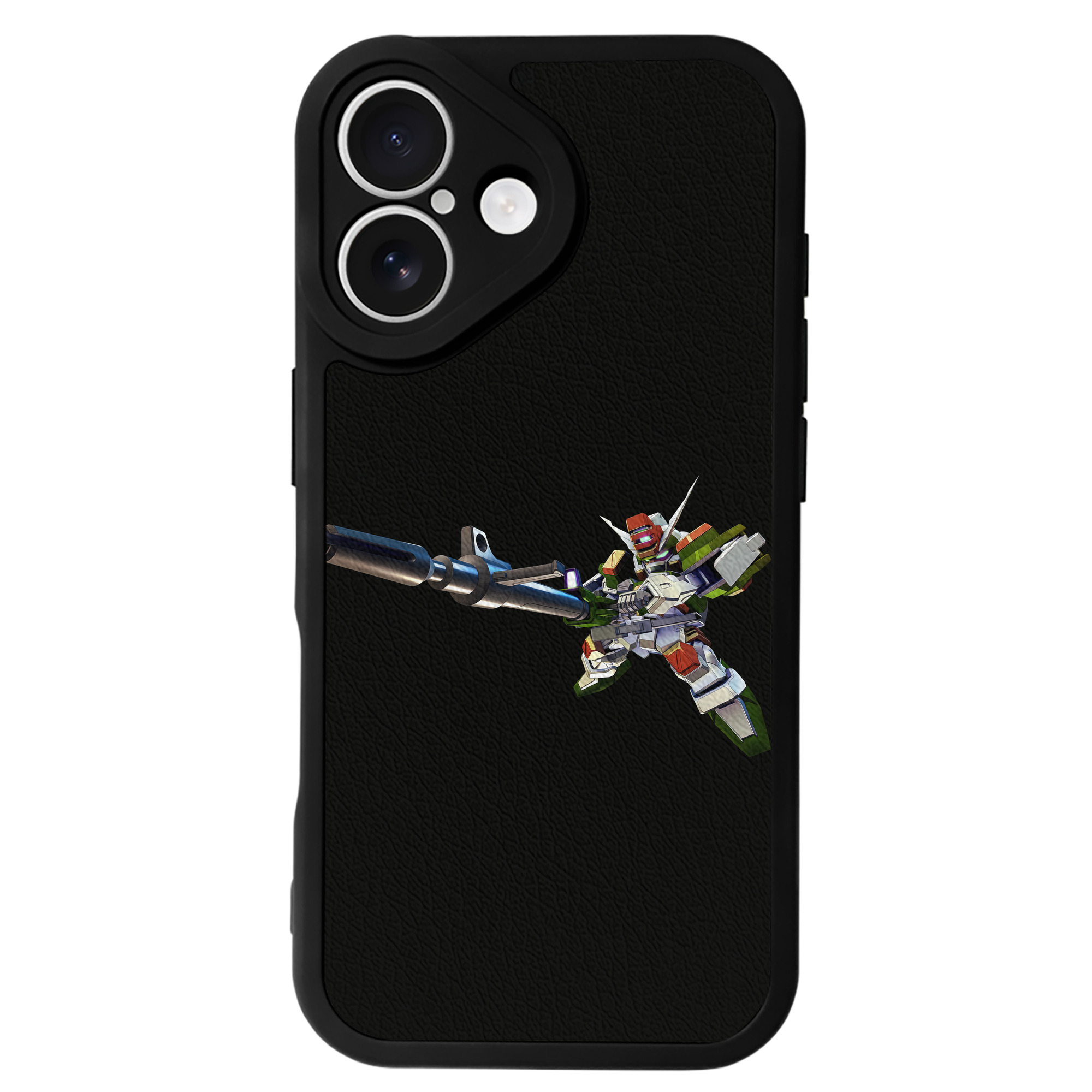 （画像用） 機動戦士ガンダム Mobile Suit Gundam 【iPhone 16シリーズ対応】シリコンスマホケース（レザー調） 材質：シリコン